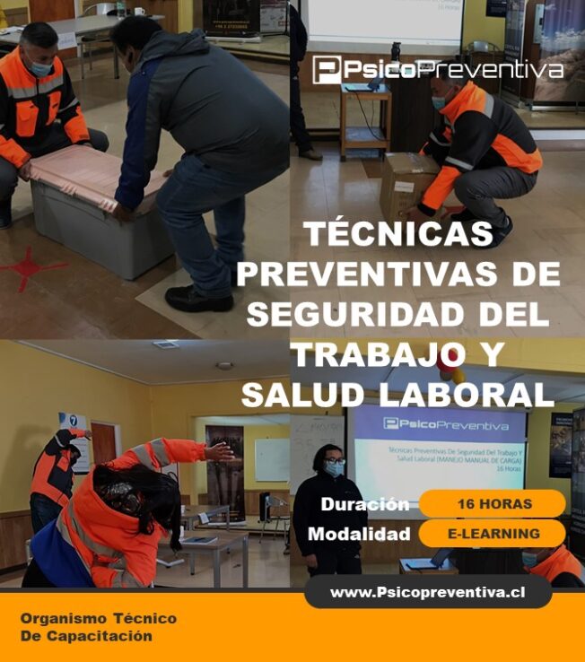 Técnicas Preventivas De Seguridad Del Trabajo Y Salud Laboral E-learning